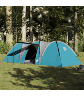 vidaXL Family Tent Dome 8-Person Blue Waterproof