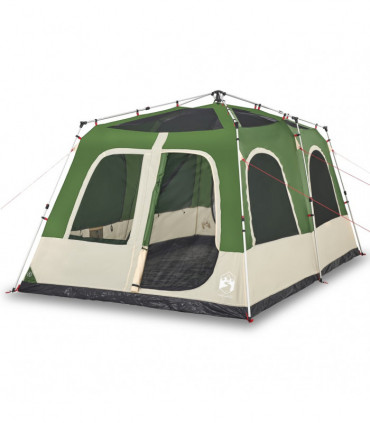 vidaXL Family Tent Dome 8-Person Green Quick Release