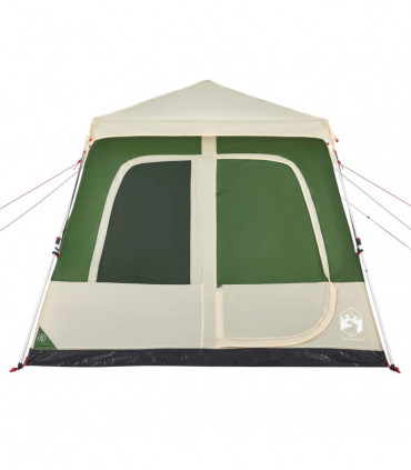 vidaXL Family Tent Dome 8-Person Green Quick Release