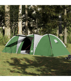 vidaXL Family Tent Dome 8-Person Green Waterproof