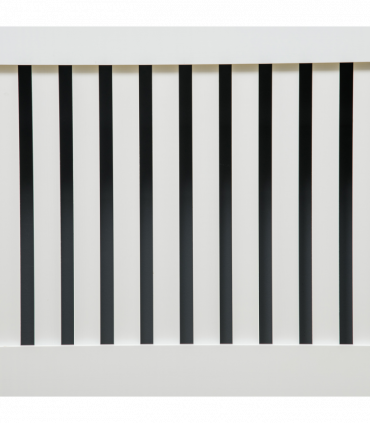 HOMCOM Radiator Cover Painted Slatted MDF Cabinet Lined Grill 172x19x81.5cm