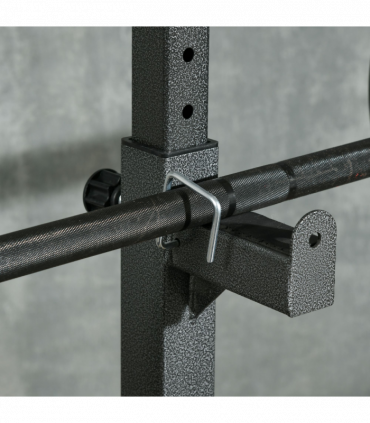 SPORTNOW Heavy Duty Squat Rack, Adjustable Weight Barbell Stand, for Home, Gym