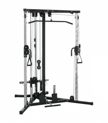 SPORTNOW Home Gym Machine, 15-Position Adjustable Training Workout Station