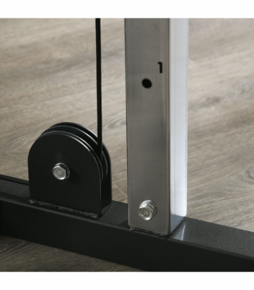 SPORTNOW Home Gym Machine, 15-Position Adjustable Training Workout Station