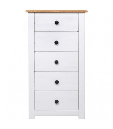 Sideboard White 46x40x89 cm Pine Panama Range