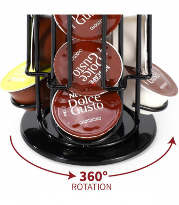 VINSANI 24 POD BLACK COFFEE POD STAND 0000183