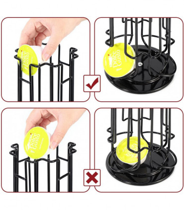 VINSANI 24 POD BLACK COFFEE POD STAND 0000183