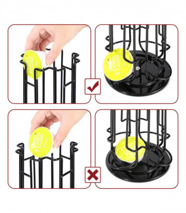 VINSANI 24 POD BLACK COFFEE POD STAND 0000183