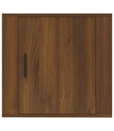 Wall-mounted Bedside Cabinet Brown Oak 50x30x47 cm