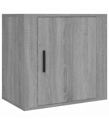 Wall-mounted Bedside Cabinet Grey Sonoma 50x30x47 cm