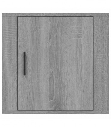 Wall-mounted Bedside Cabinet Grey Sonoma 50x30x47 cm