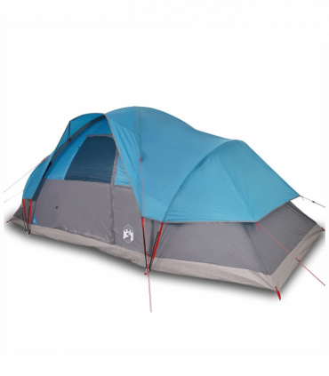 vidaXL Family Tent Dome 9-Person Blue Waterproof