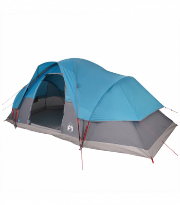 vidaXL Family Tent Dome 9-Person Blue Waterproof