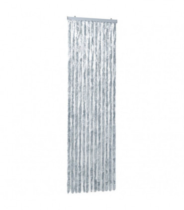 Insect Curtain White and Grey 56x185 cm Chenille