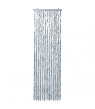Insect Curtain White and Grey 56x185 cm Chenille