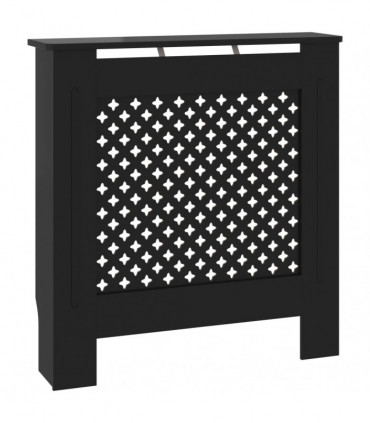 MDF Radiator Cover Black 78 cm