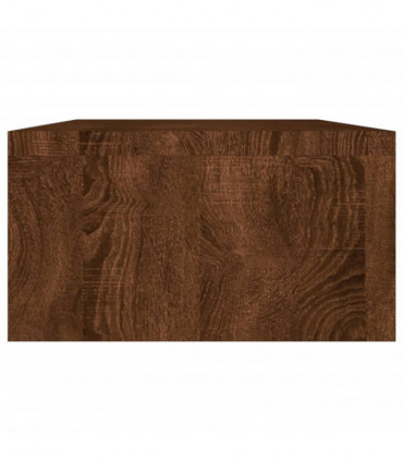 Monitor Stand Brown Oak 100x24x13 cm Engineered Wood
