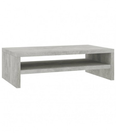 Monitor Stand Concrete Grey 42x24x13 cm Engineered Wood