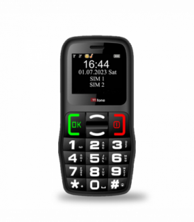 TTfone TT220 Big Button Mobile with USB Cable, Vodafone Pay As You Go