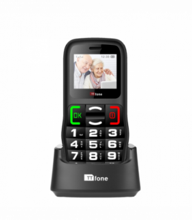 TTfone TT220 Big Button Mobile with Dock Charger, EE Pay As You Go