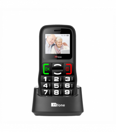 TTfone TT220 Big Button Mobile with Dock Charger, EE Pay As You Go
