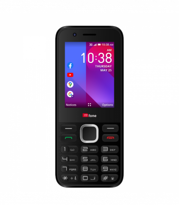 TTfone TT240 Simple Easy to use Mobile Phone with USB Cable and EE Pay As You Go Sim Card