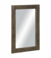 vidaXL Bathroom Mirror Grey 50x3x70 cm Solid Wood Mango