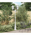 vidaXL Garden Light White 235 cm Aluminium