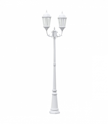 vidaXL Garden Light White 235 cm Aluminium