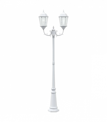 vidaXL Garden Light White 235 cm Aluminium