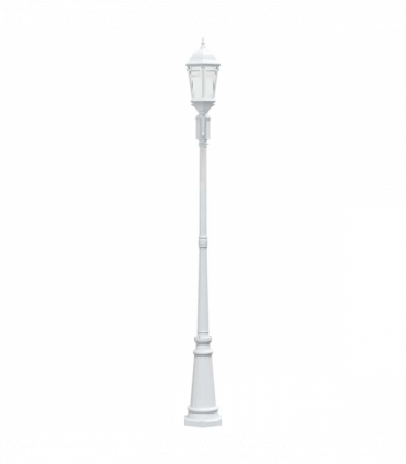 vidaXL Garden Light White 235 cm Aluminium