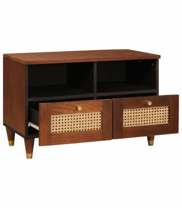 vidaXL Media Storage Cabinets & Racks Brown 70 x 33.5 x 46 cm