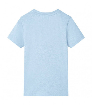 Kids' T-shirt Soft Blue Melange 128