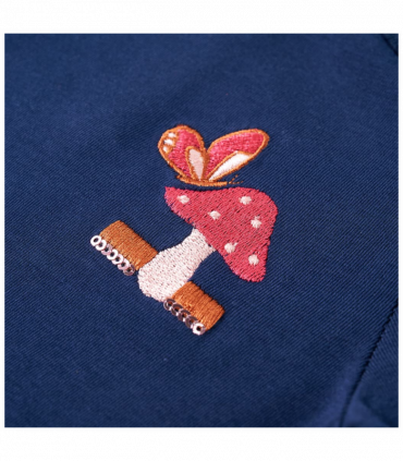 Kids' T-shirt with Long Sleeves Navy Blue 116