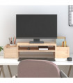 Monitor Stand 70x27.5x15 cm Solid Wood Pine