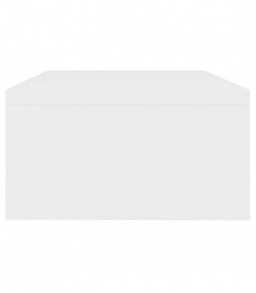 Monitor Stand White 42x24x13 cm Chipboard