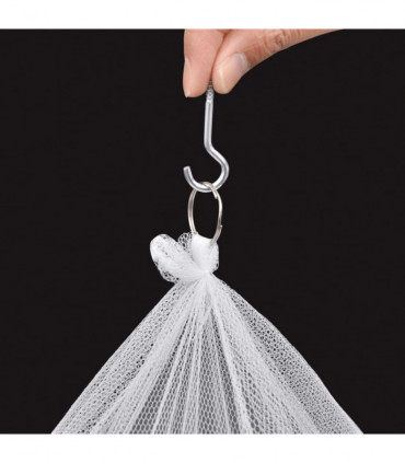 Mosquito Net 2 pcs Round 56x325x230 cm