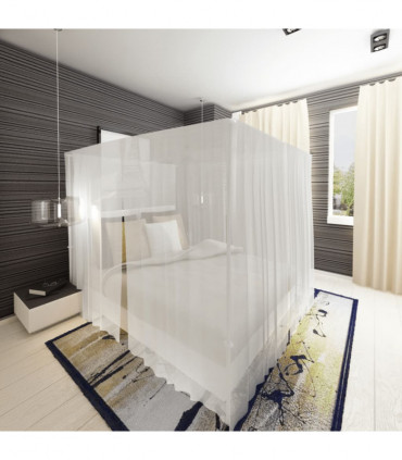 Mosquito Net Bed Net Set Square 3 Openings 2 pcs