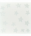 Silver Stars: Decorative Ceiling & Wall Panels - 2m2 (21.52 sqft) - 8 Panels