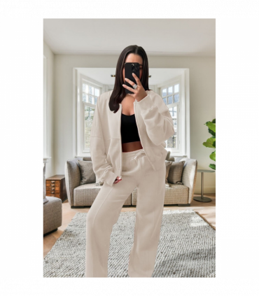 Stylish Oversized Fleece Tracksuit Set for Ultimate Comfort