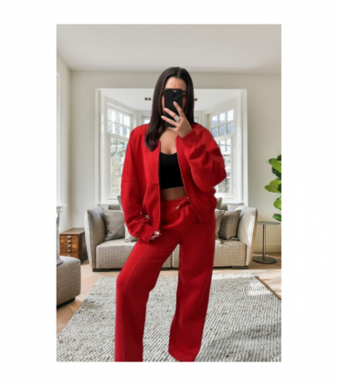 Stylish Oversized Fleece Tracksuit Set for Ultimate Comfort