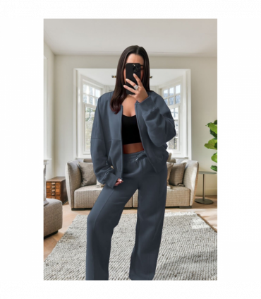 Stylish Oversized Fleece Tracksuit Set for Ultimate Comfort