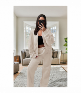 Stylish Oversized Fleece Tracksuit Set for Ultimate Comfort