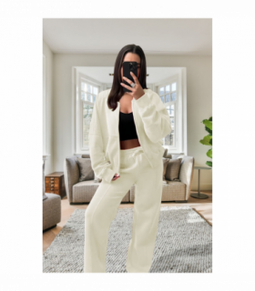 Stylish Oversized Fleece Tracksuit Set for Ultimate Comfort