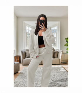 Stylish Oversized Fleece Tracksuit Set for Ultimate Comfort