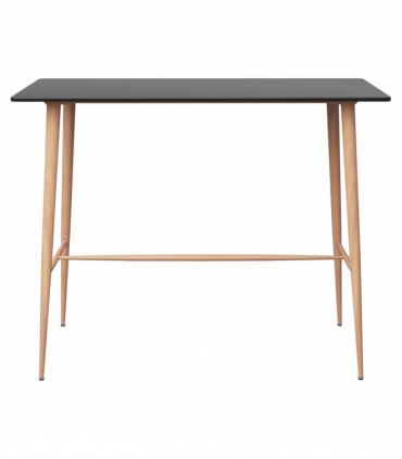 vidaXL 7 Piece Bar Set Black