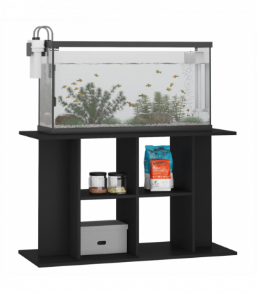 vidaXL Aquarium Stand Black 100x40x60 cm Engineered Wood