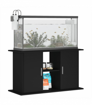 vidaXL Aquarium Stand Black 101x41x58 cm Engineered Wood