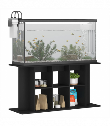 vidaXL Aquarium Stand Black 120x40x60 cm Engineered Wood