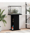 vidaXL Aquarium Stand Black 60.5x36x72.5 cm Engineered Wood